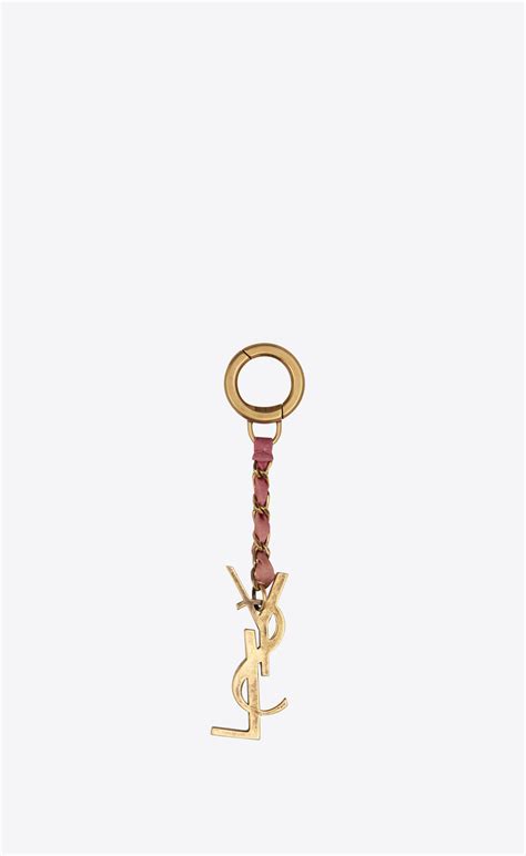 ysl key pouc|YSL keyring.